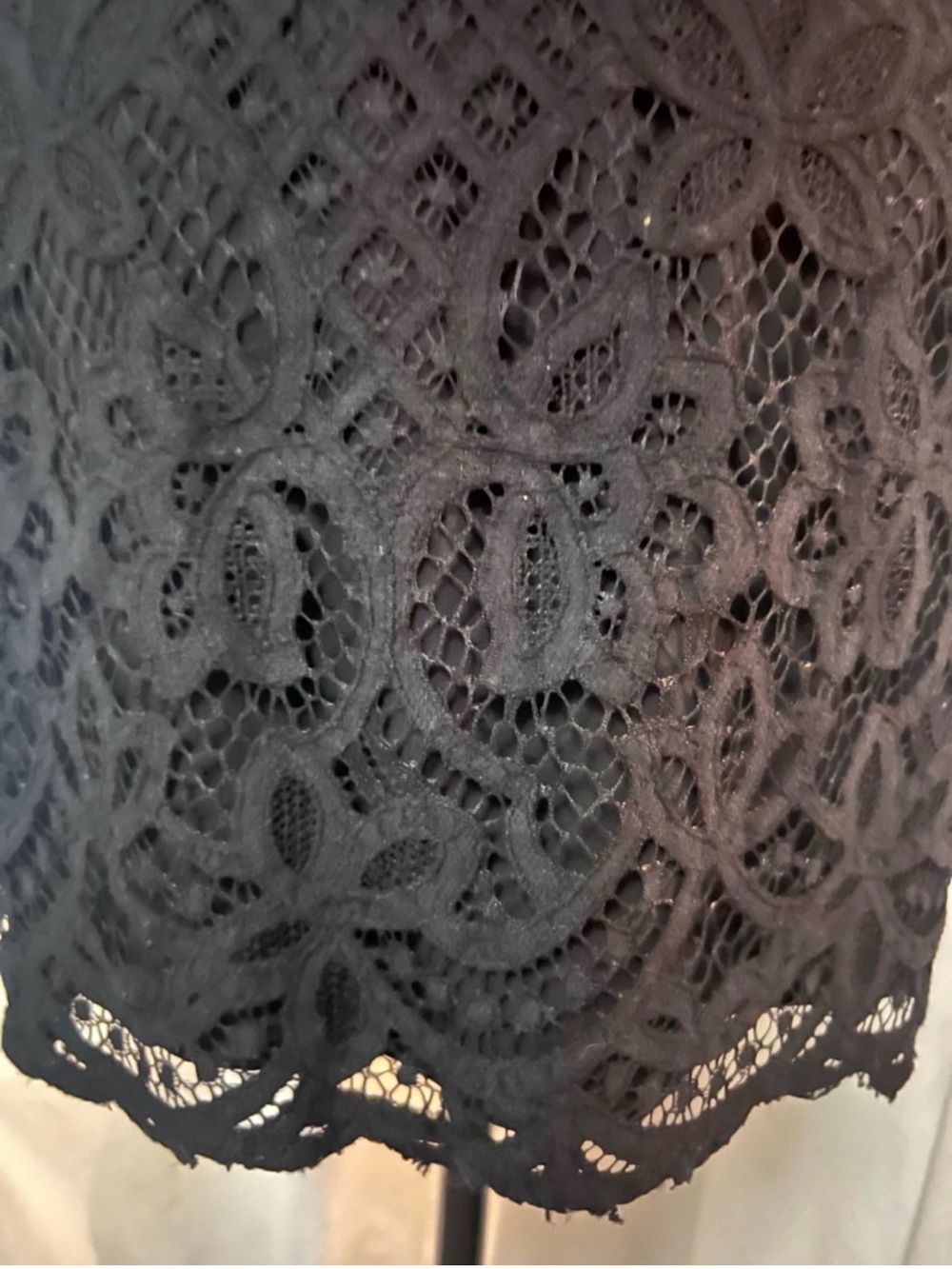 Free People Black Lace Mini Skirt - Picture 2 of 4